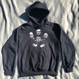 Universal Monsters pull-over hoodie with pocket.